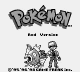 Pokemon Red Title Screen
